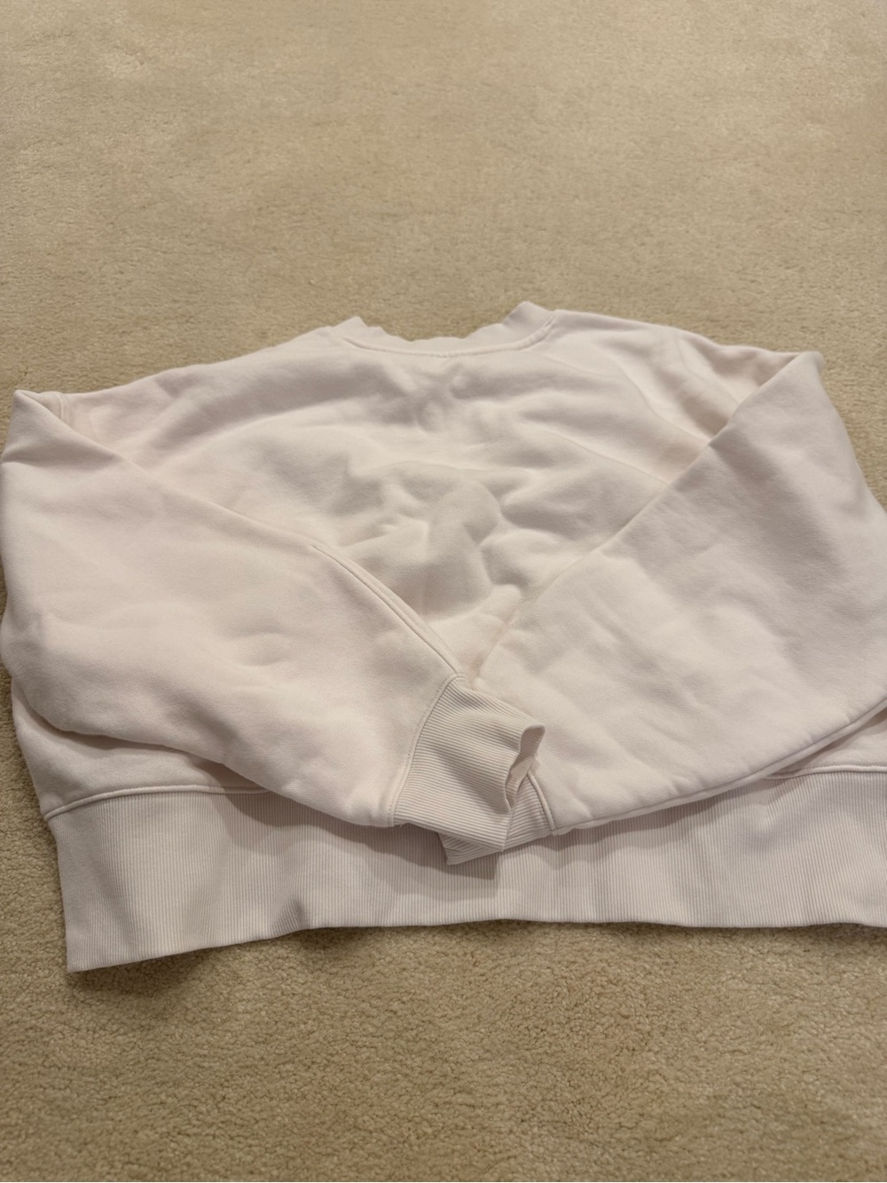 Everlane Ivory Crewneck Sweatshirt